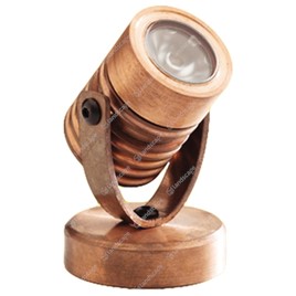LuxR M1 LED Pondlights (with weighted base) - copper - 12v