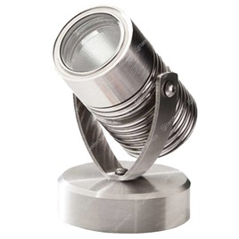 LuxR M2 LED Pondlights (with weighted base) - s/steel - 12v