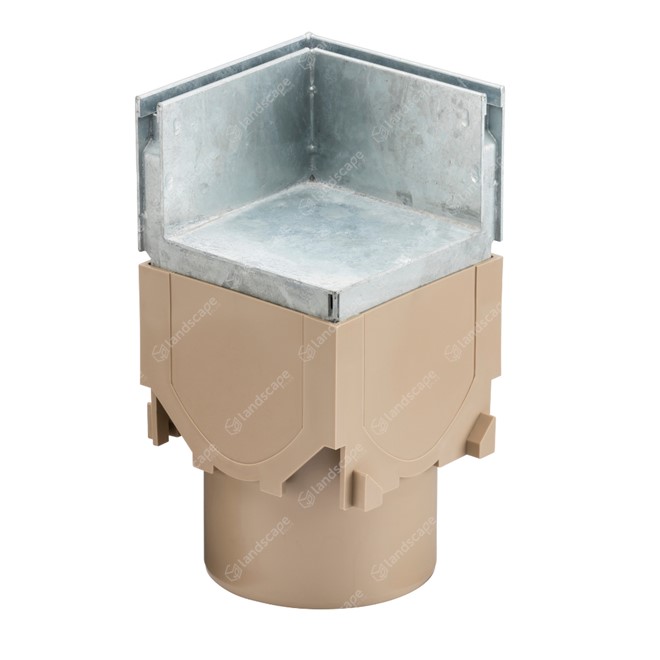 ACO RainDrain® Galvanised Brickslot (B125) Corner Units