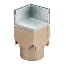 ACO RainDrain® Galvanised Brickslot (B125) Corner Units