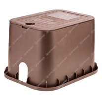Hunter Rectangular Valve Boxes with Brown Lid