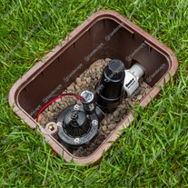 Hunter Rectangular Valve Boxes with Brown Lid