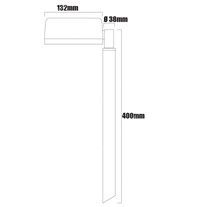 Hunza Single Border Lights - s/steel