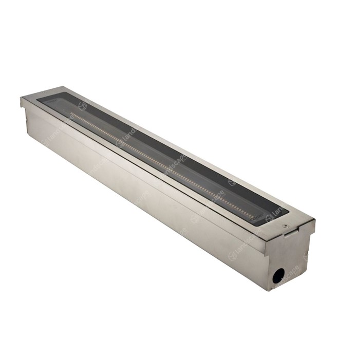 Hunza PURE LED Adjustable Linear Ground Light - s/steel - 240v