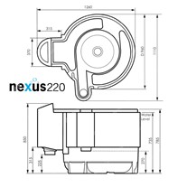 Nexus220+ Dimensions Diagram