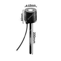 Hudson High Power Spike Spotlights - corten