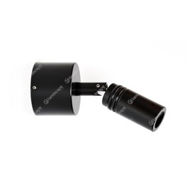 Hudson Adjustable Wall Spot Lights - black
