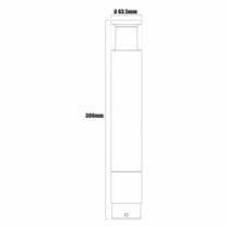 Hunza Bollard Lights - s/steel