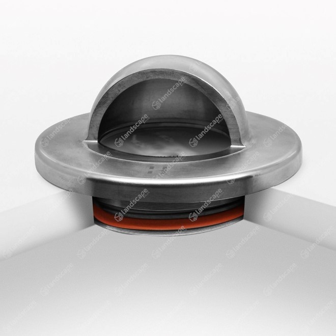 Hunza PURE LED SLIM Recessed Eyelid Step Lights (with canister) - s/steel