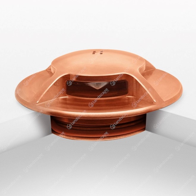 Hunza PURE LED SLIM Recessed Path Lights 1-4 Quarters (with canister) - copper