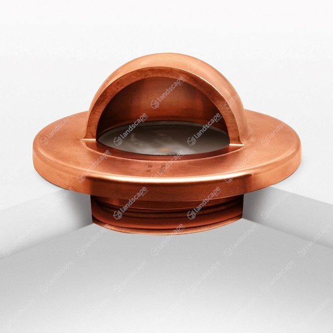 Hunza PURE LED SLIM Recessed Eyelid Step Lights (with canister) - copper
