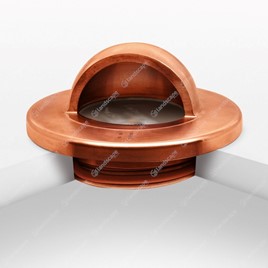 Hunza PURE LED SLIM Recessed Eyelid Step Lights (with canister) - copper