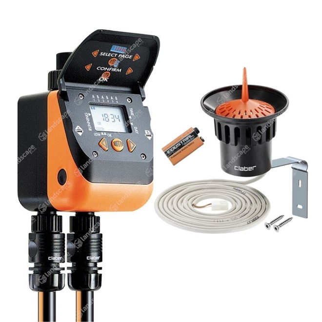 Claber Duplo Timer & Rain Sensor Kits
