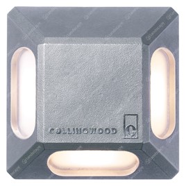 Collingwood LED Cats Eye Lights 3 Quarters - cast s/steel - 350mA