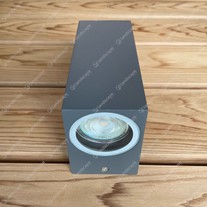 Ortus Square Up/Down Wall Lights - anthracite alu