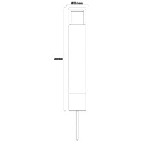 Hunza Surface Mounted Bollard Lights - copper