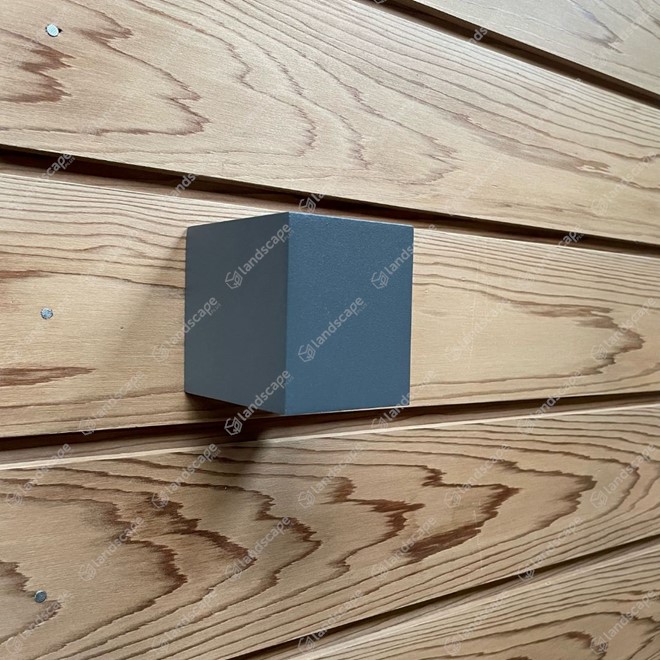 Ortus Square Wall Downlights - anthracite alu