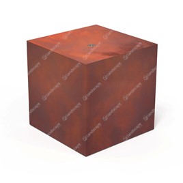 Oase Corten Steel Cube Water Features - 600mm