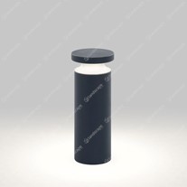 Delta Bazil Halo Bollard 365mm - Dark Grey