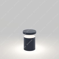 Delta Bazil Halo Bollard 215mm - Dark Grey
