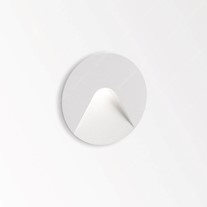 Delta Logic Mini Round Step Light - White
