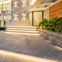 Delta LED Logic Mini W S Square Step Lights