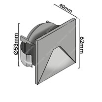 Dimensions: Delta Logic Mini Square Step Light
