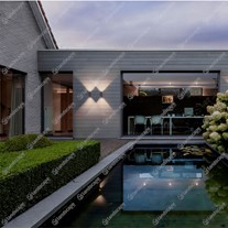 Delta LED Mono II Square Up/Down Lights