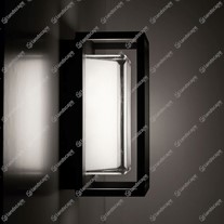 Delta Montur M Glass Box Wall Lantern - Black