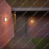 Delta LED Montur M Frosted Glass Box Wall Lanterns