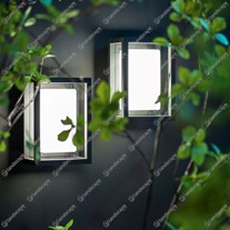 Delta LED Montur Mini M Frosted Glass Box Wall Lanterns