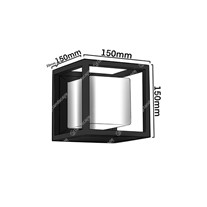 Dimensions: Delta Montur S Cube Glass Box Lantern