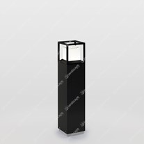 Delta Montur Square Bollard 670mm - Black