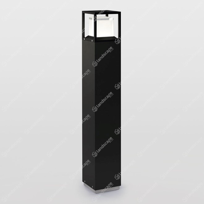 Delta Montur Square Bollard 920mm - Black