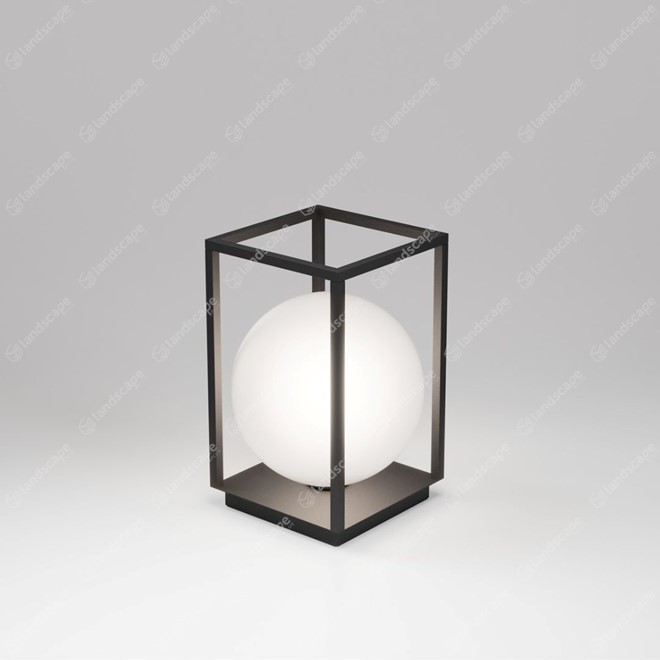 Delta Oono F40 Orb Box Floor Lantern - Black