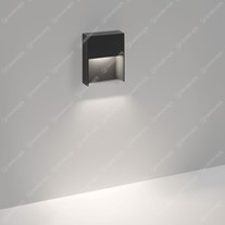 Delta Skov S Hooded Wall Downlight - Dark Grey