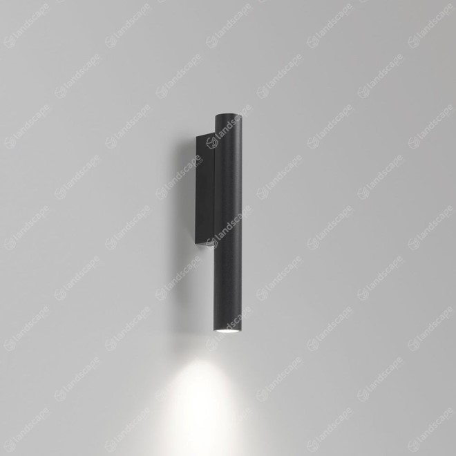 Delta Spy Pillar Wall Downlight - Black