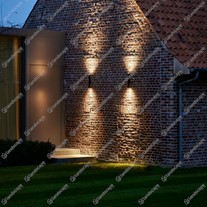 Delta LED Spy W X Pillar Up/Down Wall Lights