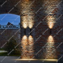 Delta LED Spy W X Pillar Up/Down Wall Lights
