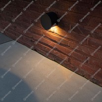 Delta LED Stip W R Round Hooded Wall Downlights