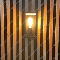 Ortus Glass Box Wall Lanterns (E27) - black alu