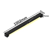 Dimensions: Delta Outliner Linear Floor Wash Light