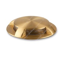 Collingwood LED Deck/Path Lights 3 Quarters - antique brass - 240v