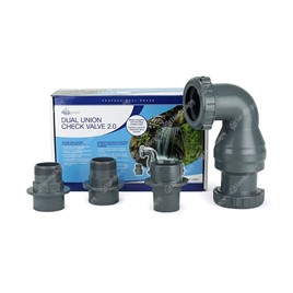 Aquascape Dual Union Check Valve 2.0 PVC Elbows