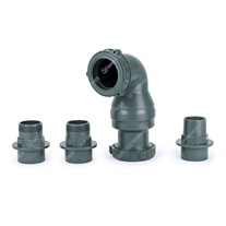 Aquascape Dual Union Check Valve 2.0 PVC Elbows