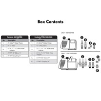 Aquascape Ultra Pond Pump Box Contents