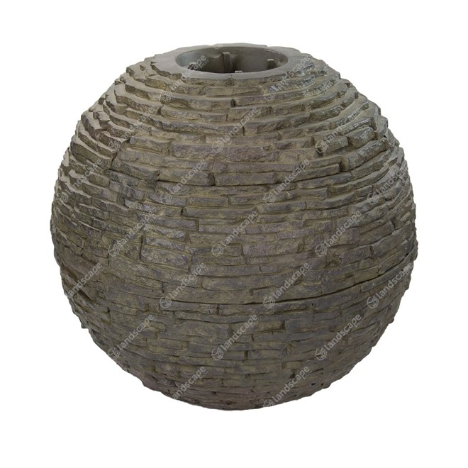 Aquascape Stacked Slate Sphere feature - medium
