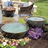 Spillway Bowl on Stand (with second bowl)