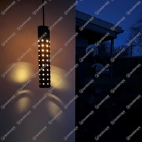 3w Luna Pendant Light - Corten - w/white