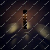 3w Luna Pendant Light - Corten - w/white